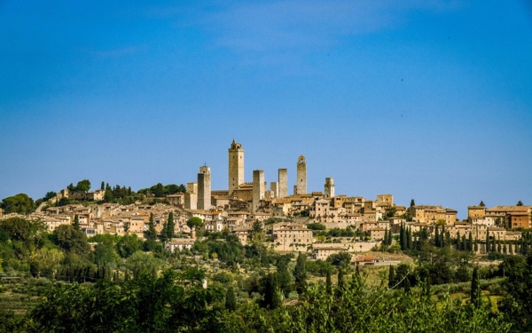 San Gimignano v Toskánsku